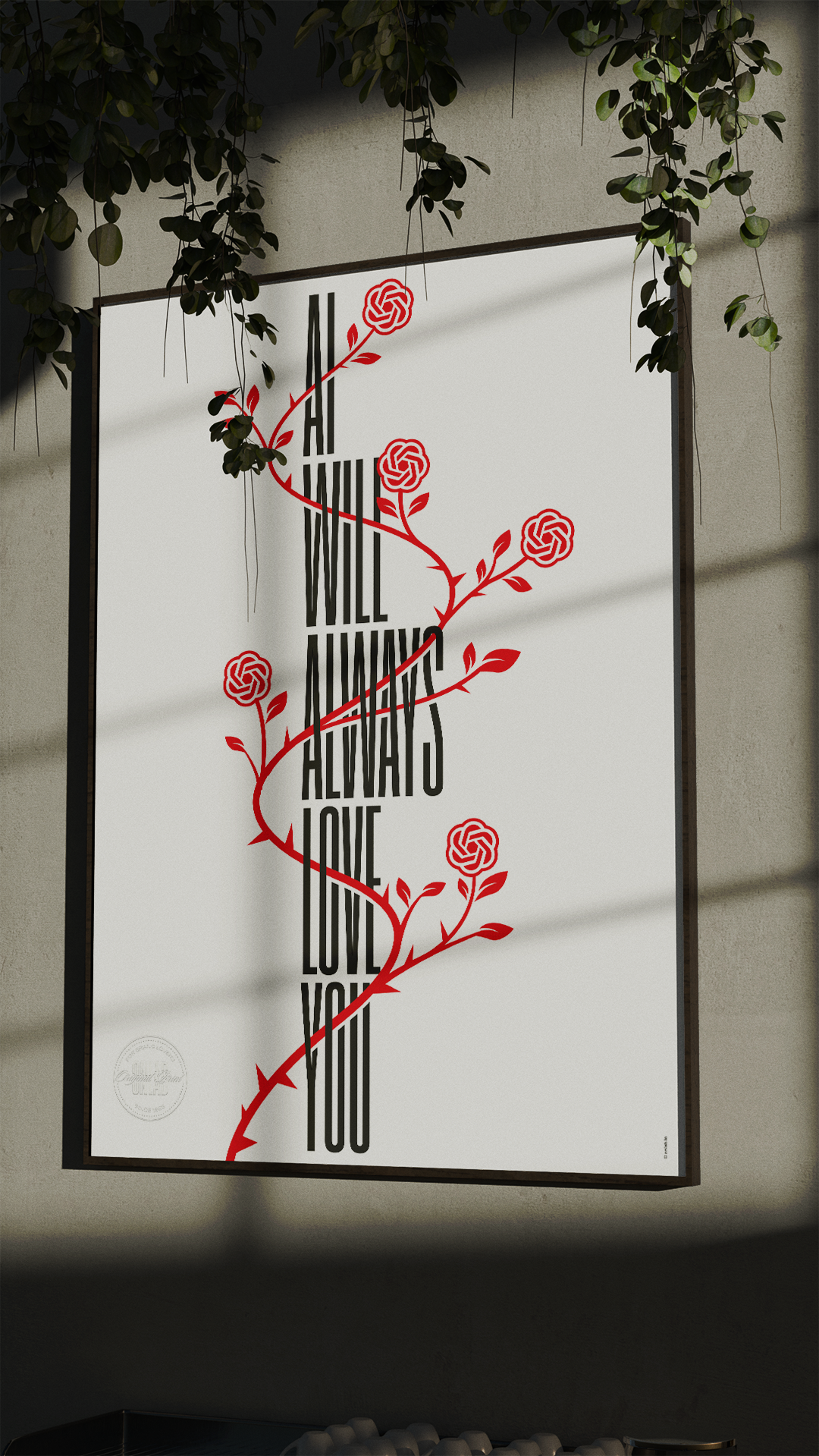 AI Will Always Love You Rose - Poster