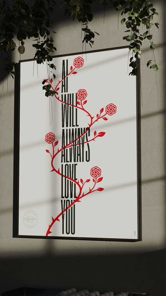 AI Will Always Love You Rose - Poster