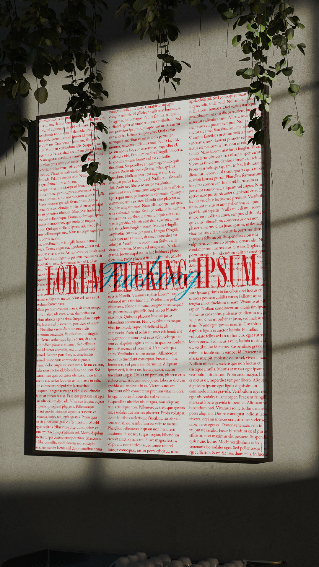 Lorem F*cking Ipsum - Poster