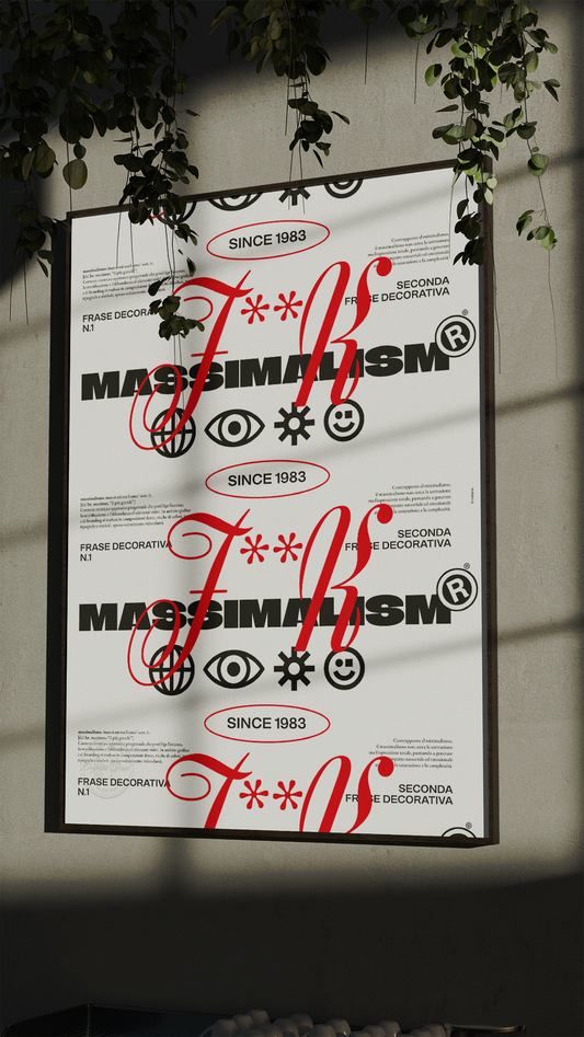 F*ck Massimalism - Poster