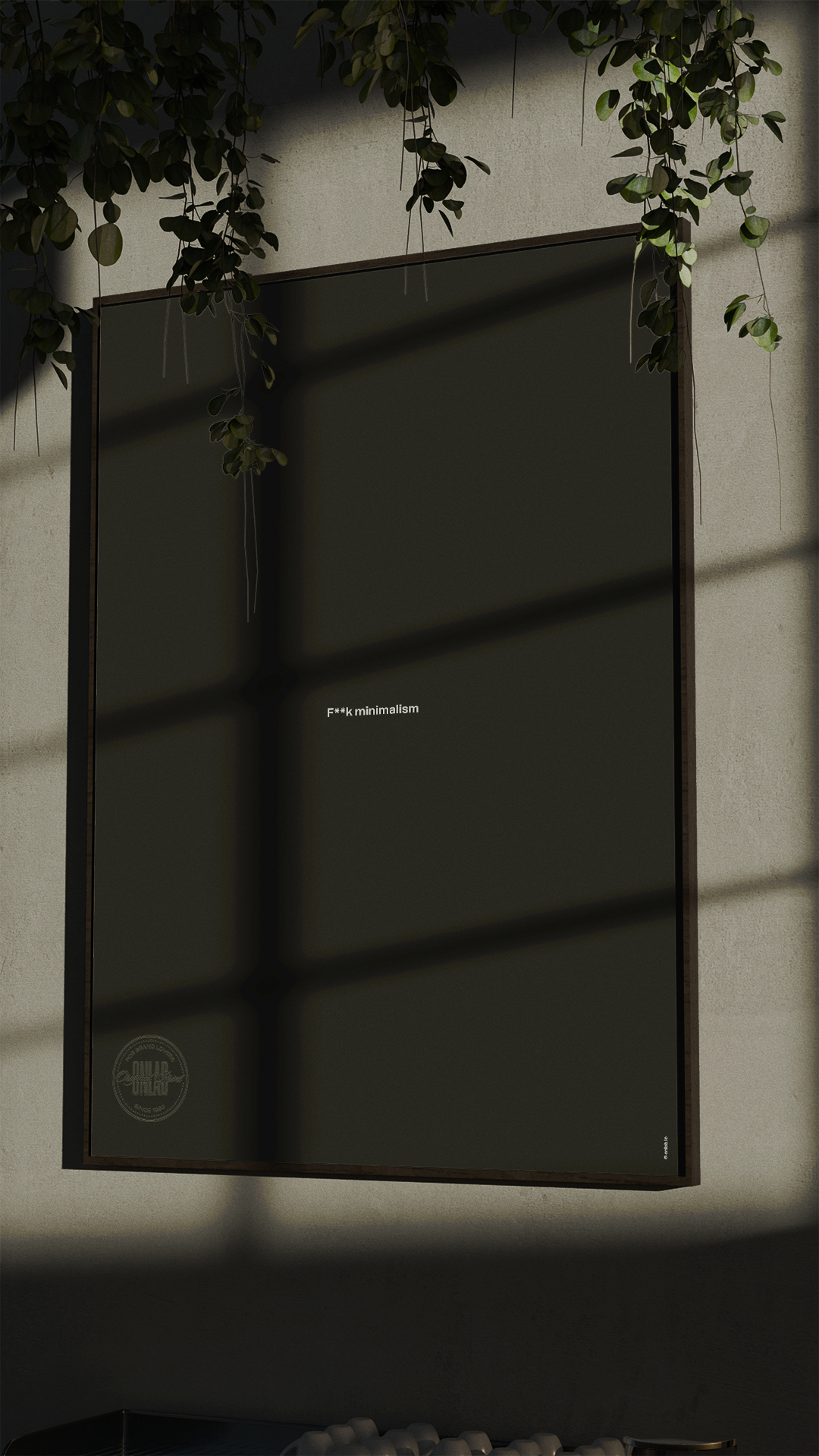 F*ck Minimalism - Poster