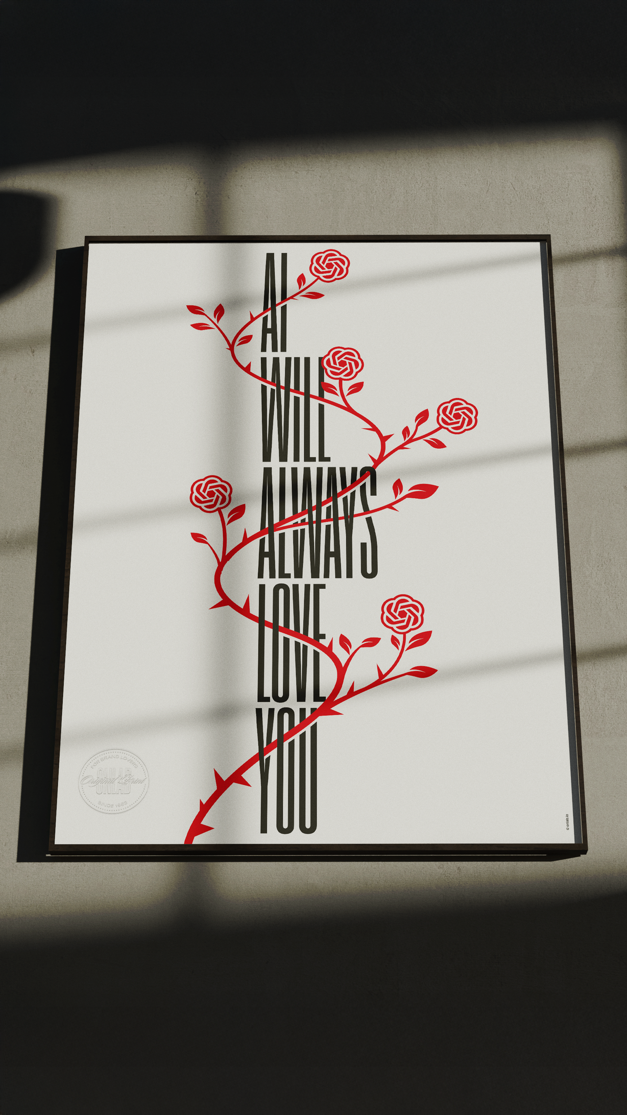 AI Will Always Love You Rose - Poster