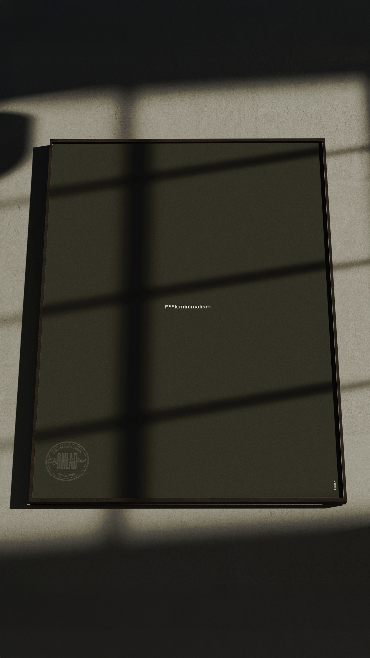 F*ck Minimalism - Poster