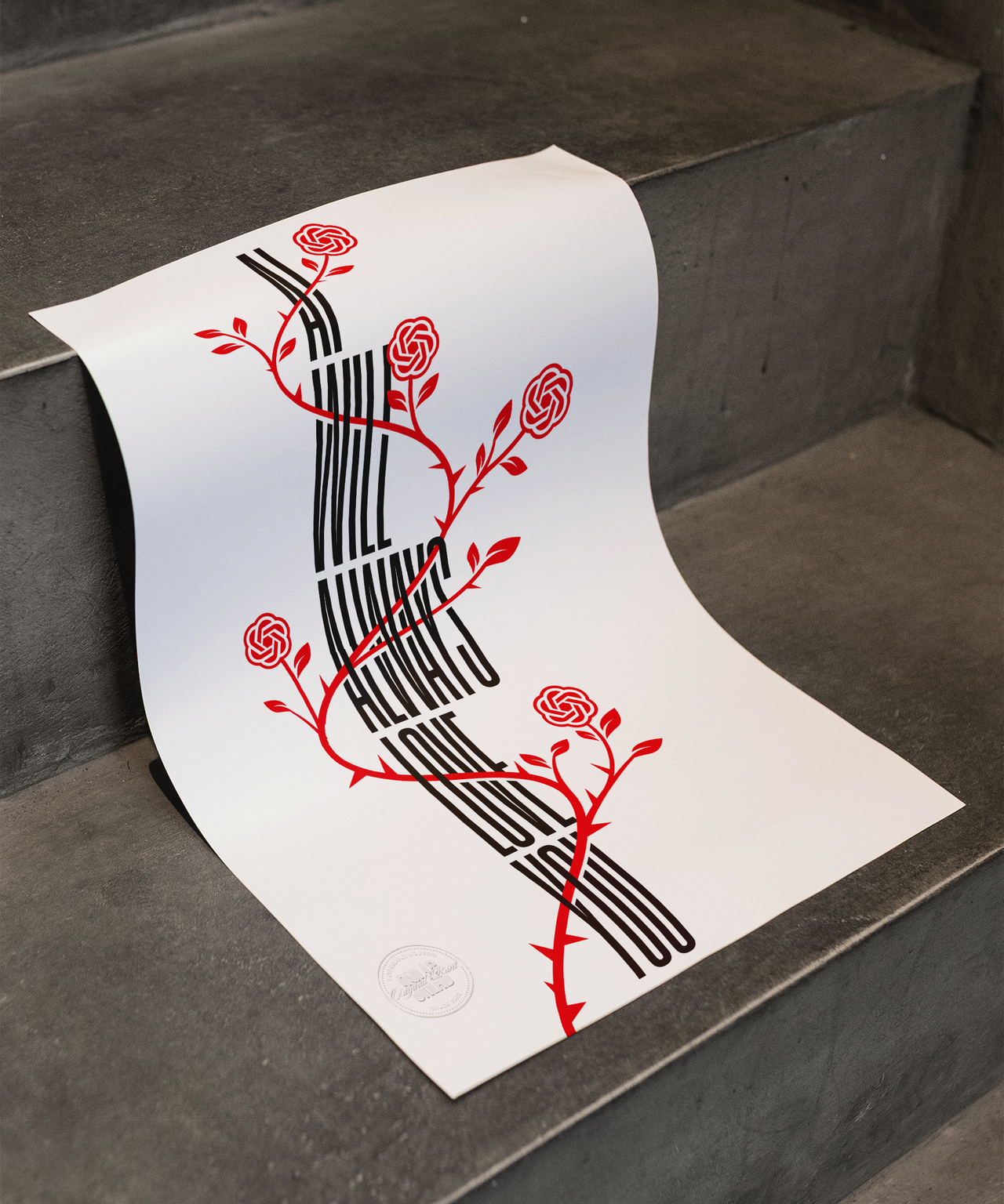 AI Will Always Love You Rose - Poster