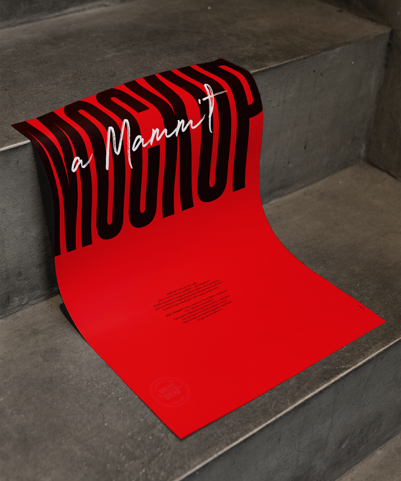 Mockup a Mammt - Poster