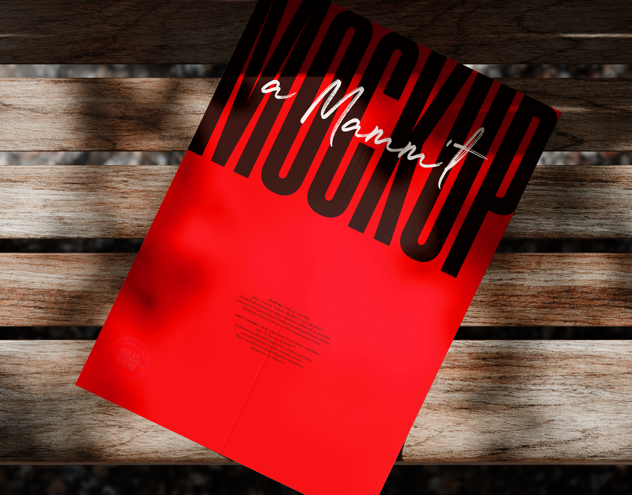 Mockup a Mammt - Poster
