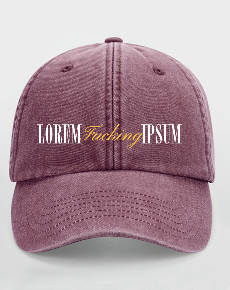 Lorem F*cking Ipsum - Cap Vintage