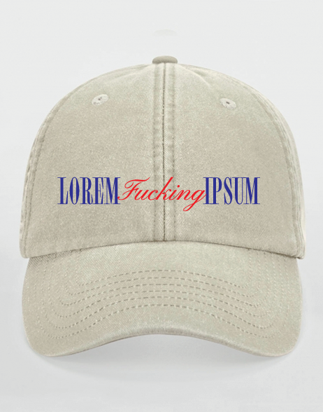 Lorem F*cking Ipsum - Cap Vintage