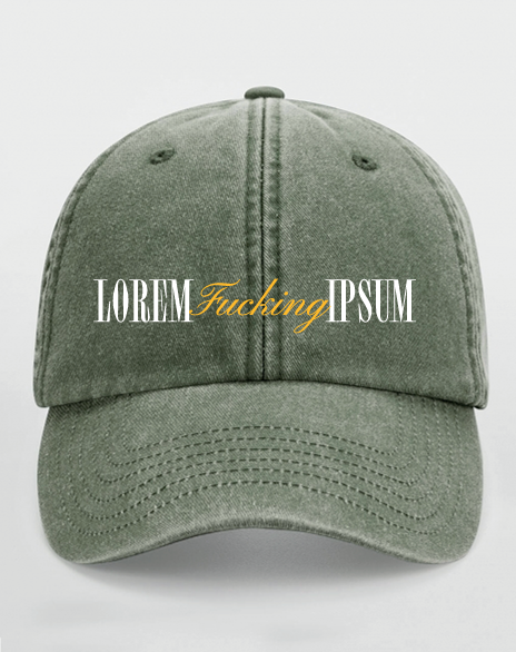 Lorem F*cking Ipsum - Cap Vintage