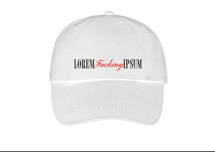 Lorem F*cking Ipsum - Cap Low Profile