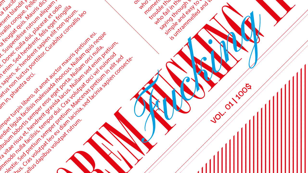 Lorem F*cking Ipsum - Poster